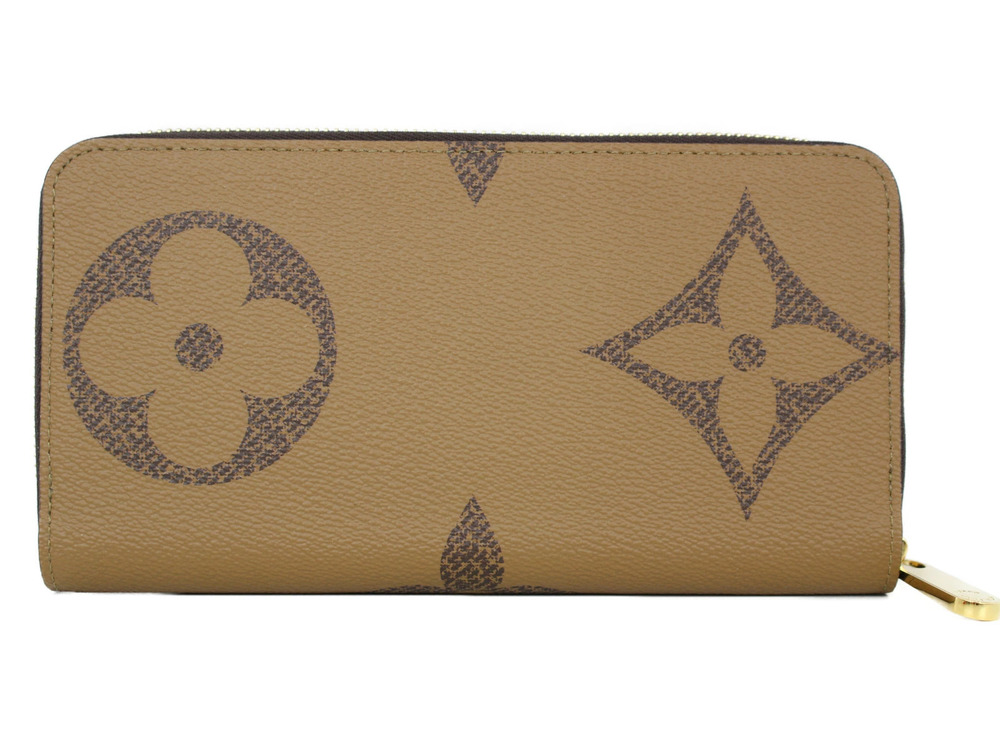 Louis Vuitton Wallet Monogram Giant Brown Zippy Brown